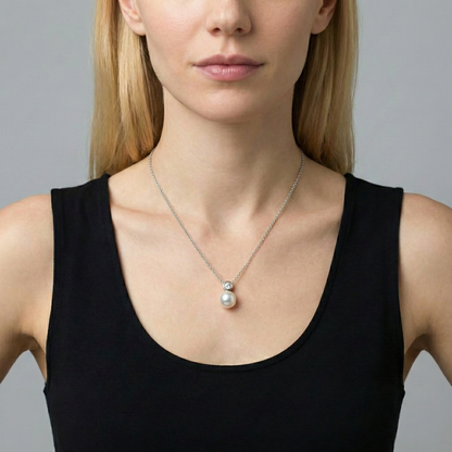 JESCOJES Romantic AAAA Pearl Pendant Necklace