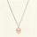 Sterling Silver Plated 18K White Gold / Elite | 10mm AAAA Pearl / Orange