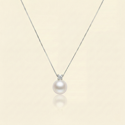 JESCOJES Noble AAAA Akoya Pearl Pendant Necklace