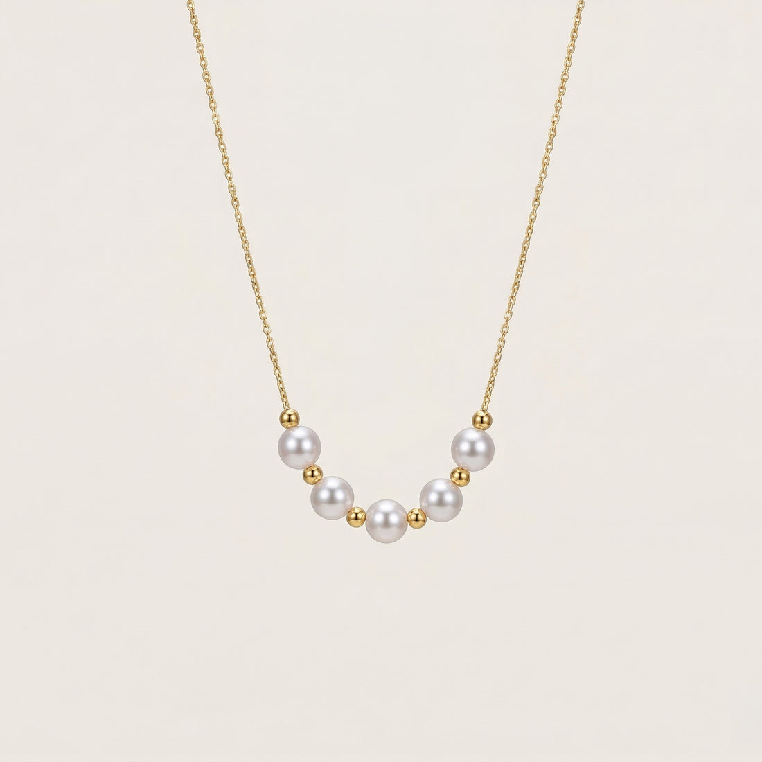 JESCOJES Le Sourire | Pearl &amp; Bead Necklace
