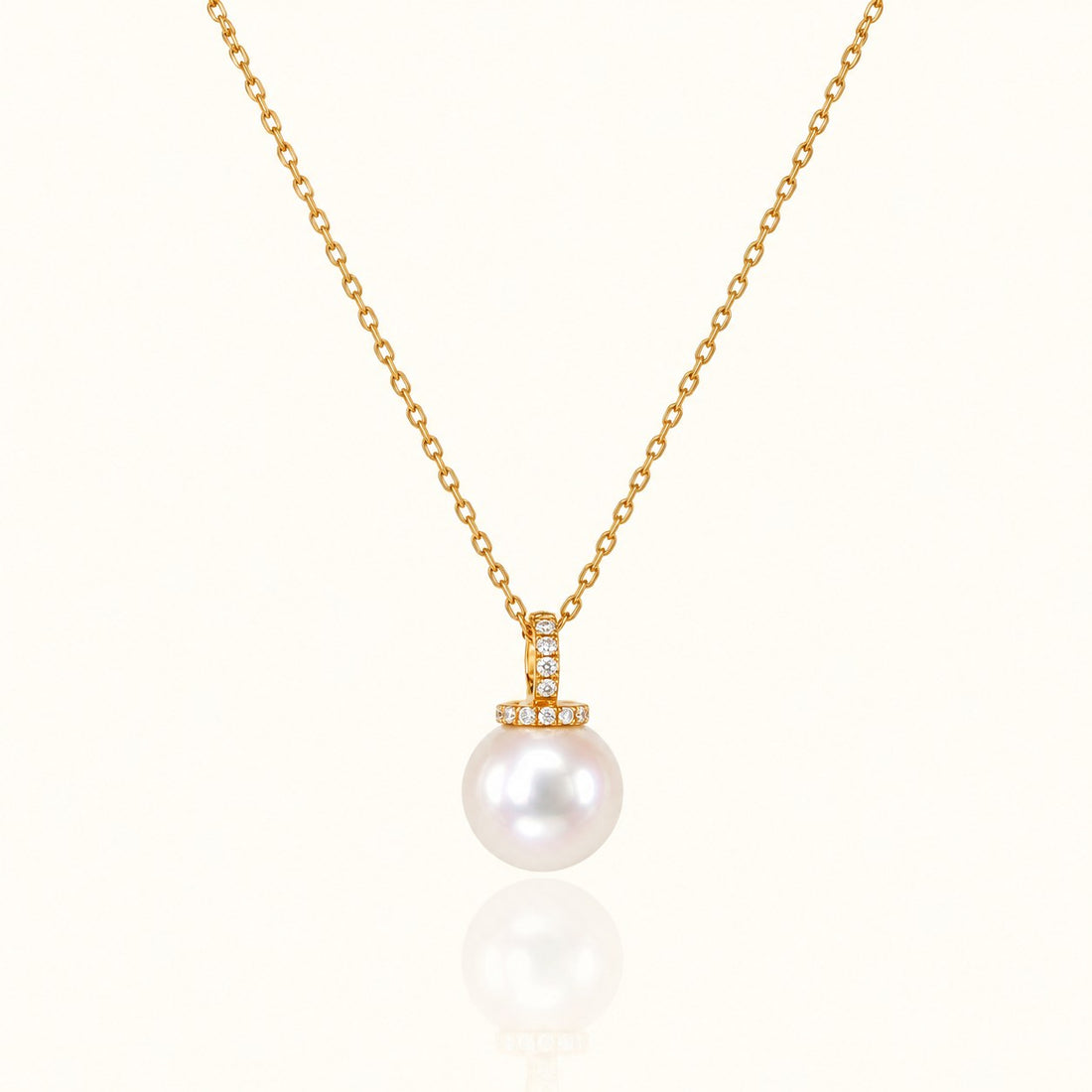 JESCOJES The Halo | Convertible Akoya Pearl Pendant Necklace