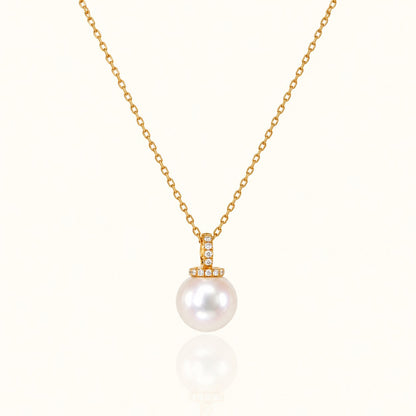 JESCOJES The Halo | Convertible Akoya Pearl Pendant Necklace