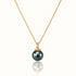 JESCOJES The Halo | Convertible Tahitian Pearl Pendant Necklace