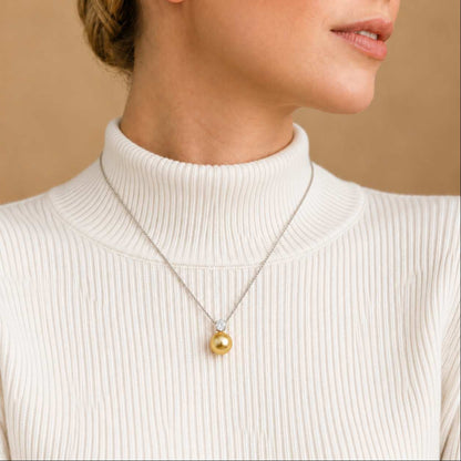 JESCOJES The Noble | South Sea Gold Pearl Pendant Necklace