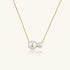 Charismatic 18K Gold AAAA Pearls Pendant Necklace