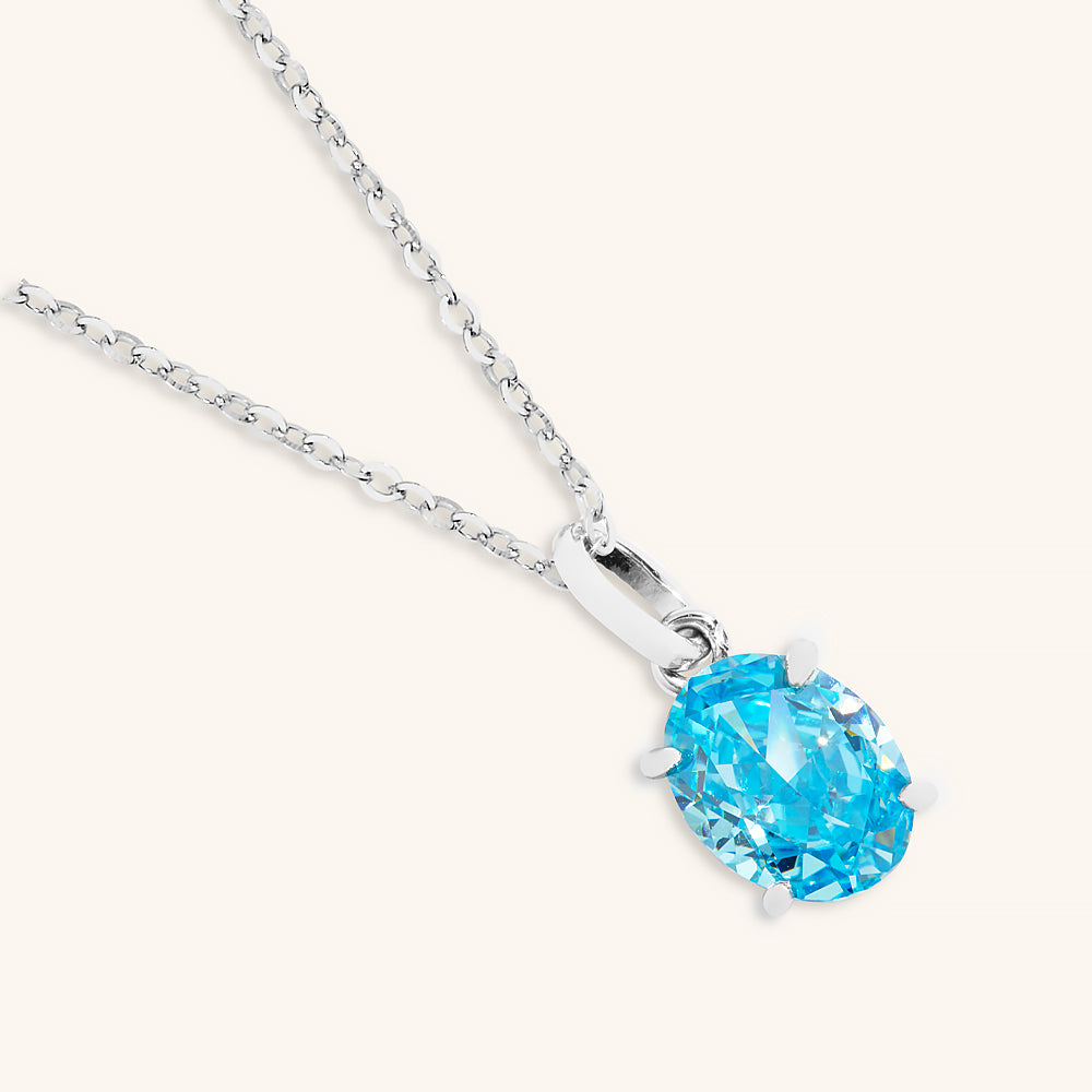 Harmony Oval Pendant Necklace