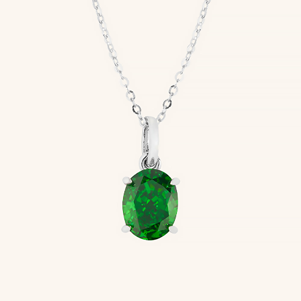 Harmony Oval Pendant Necklace - JESCOJES