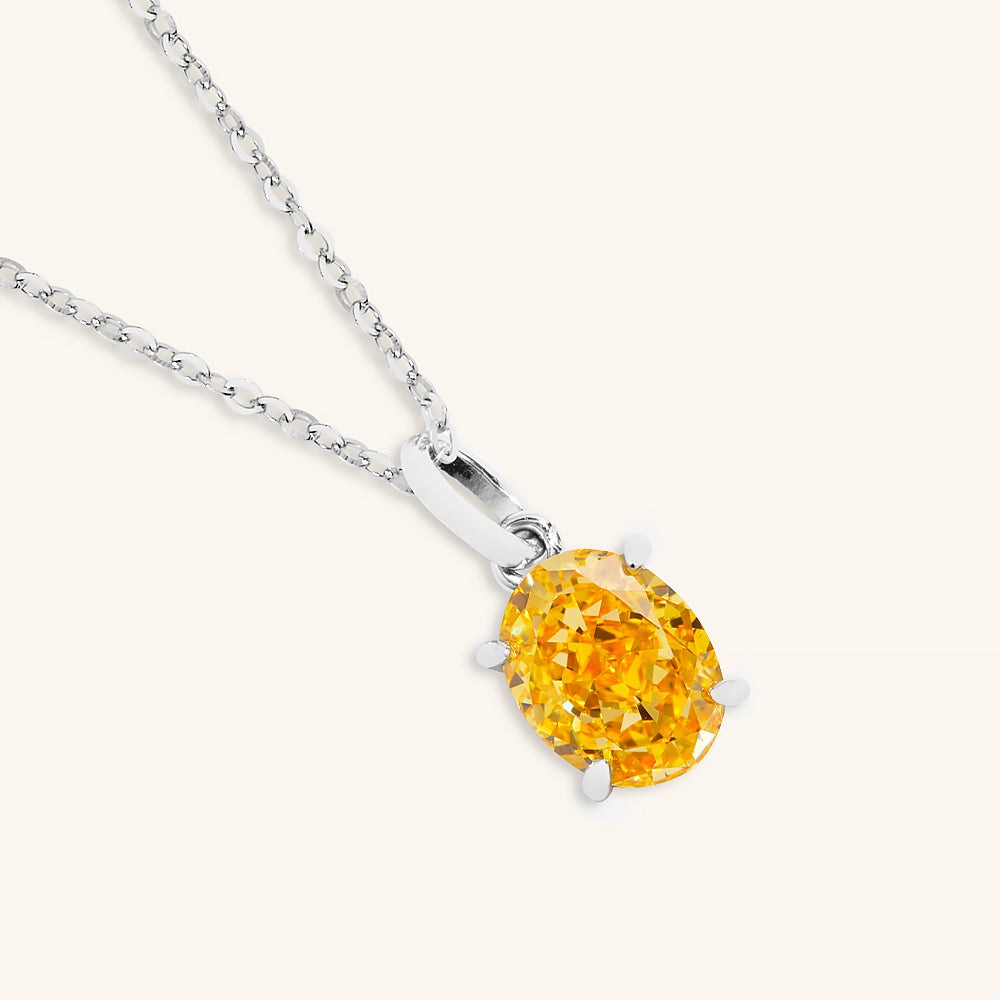 Harmony Oval Pendant Necklace - JESCOJES