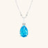 Vibrant Water Drop Pendant Necklace - JESCOJES