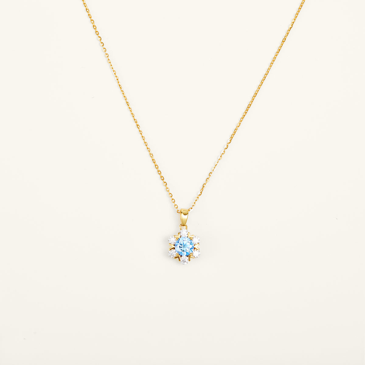 Premium Moissanite Romantic Flower Pendant Necklace