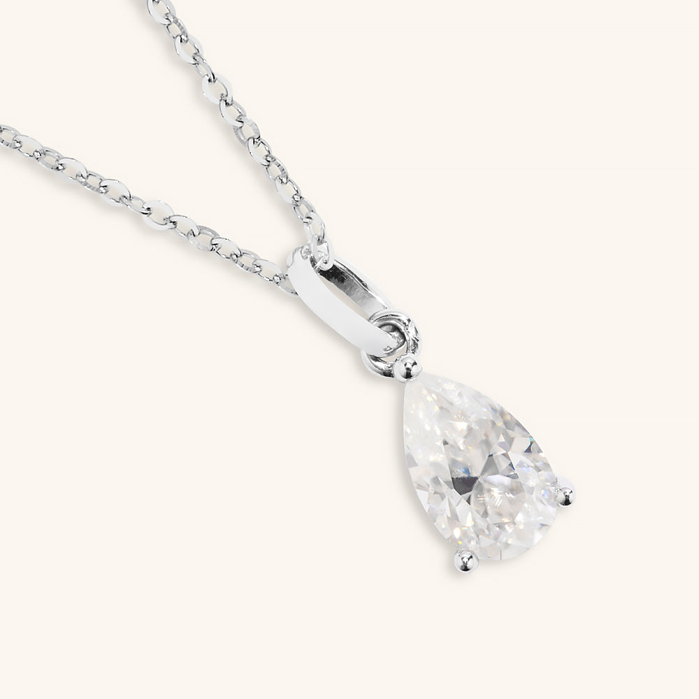 Pure Water Drop Premium Moissanite Necklace - JESCOJES