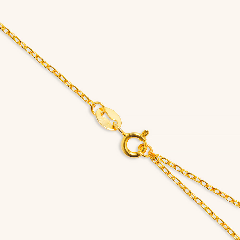 Golden Cross Pendant Necklace - JESCOJES