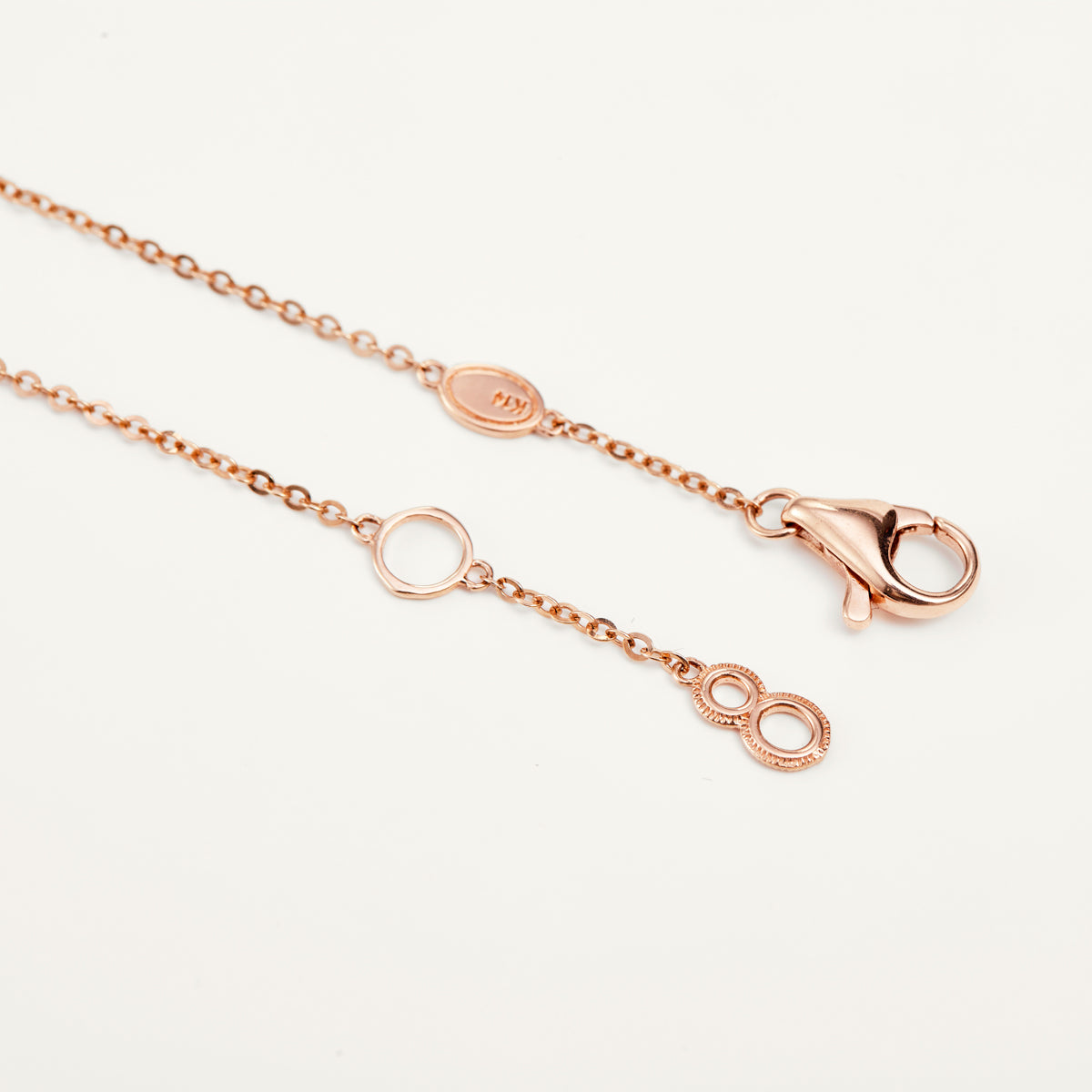 Rose Gold Diamond Cross  Pendant Necklace - Alltimes