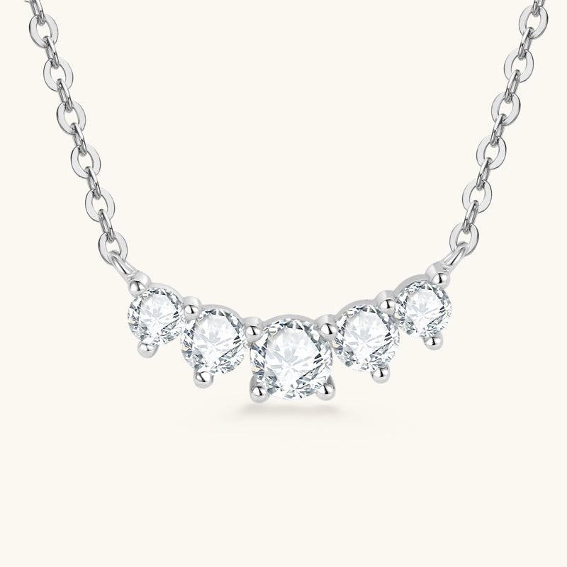 Sweet Smile Premium Moissanite Pendant Necklace - JESCOJES