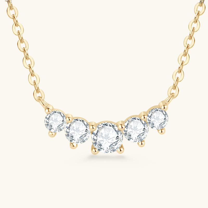 Sweet Smile Premium Moissanite Pendant Necklace - JESCOJES