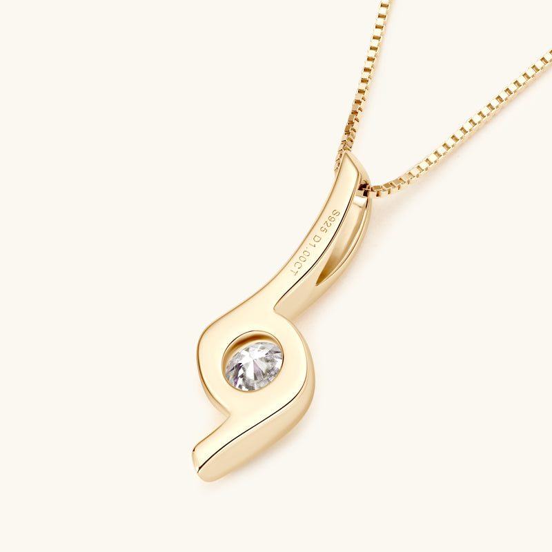 Grace Premium Moissanite Pendant Necklace