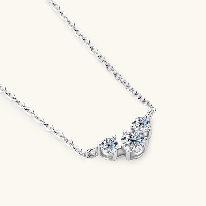 Charming Smile Premium Moissanite Pendant Necklace - JESCOJES