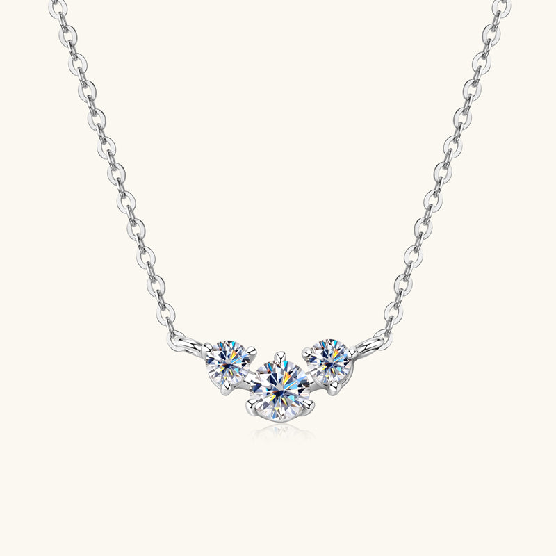 Charming Smile Premium Moissanite Pendant Necklace - JESCOJES