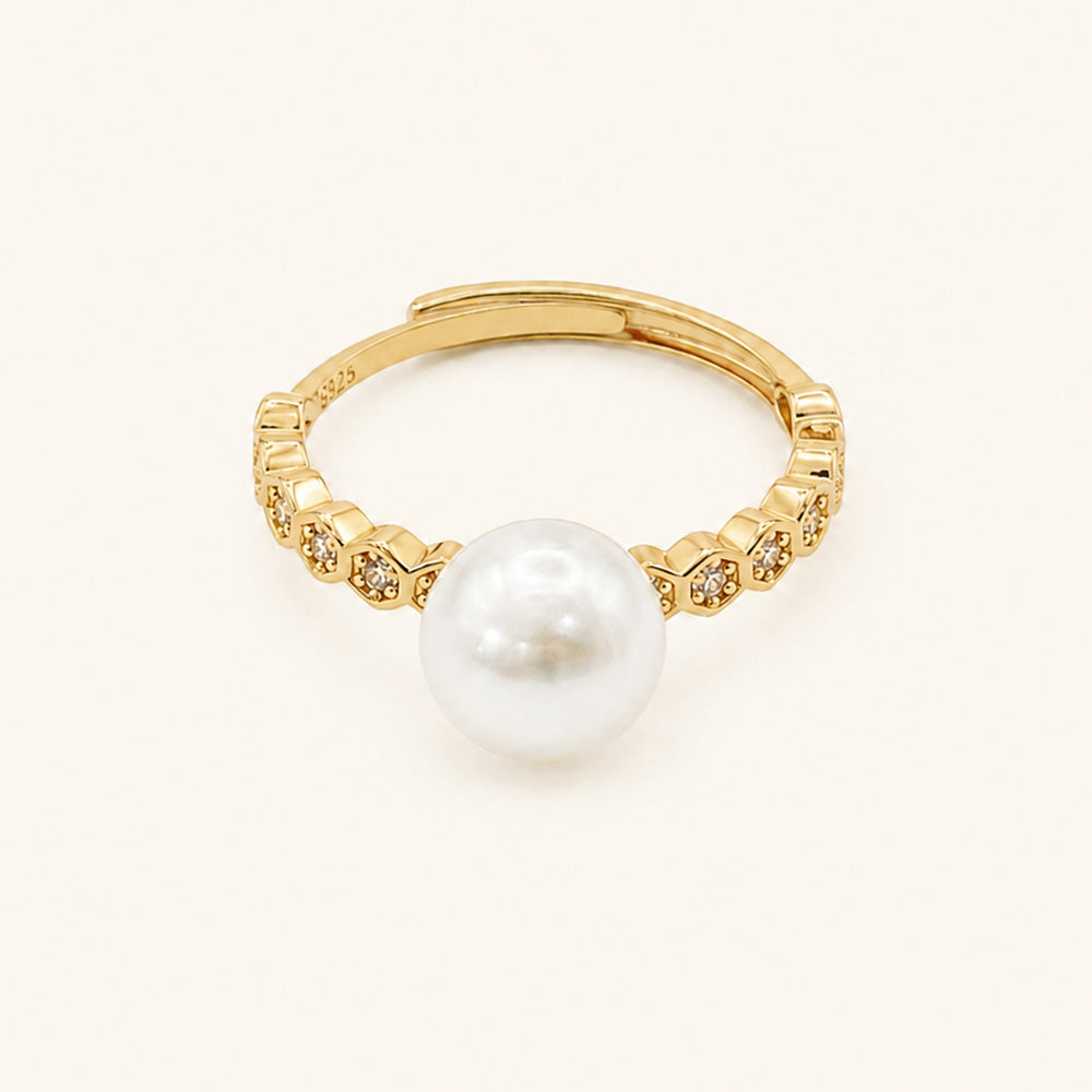 JESCOJES The Grace Aurora Pearl Ring | AAAA-grade Pearl