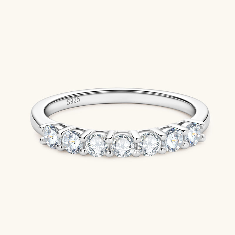 JESCOJES Grace Premium Moissanite Pavé Wedding Ring