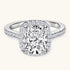 JESCOJES Passionate Love Premium Moissanite Halo Engagement Ring 4CT