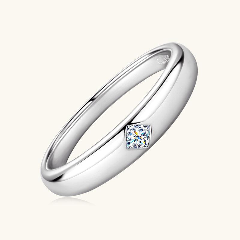 Princess Cut Premium Moissanite Wedding Ring - JESCOJES