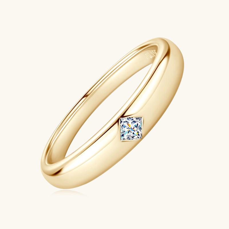 Princess Cut Premium Moissanite Wedding Ring - JESCOJES