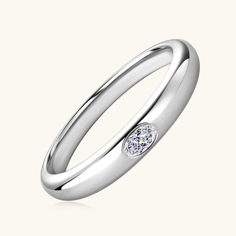 Oval Cut Premium Moissanite Wedding Ring - JESCOJES