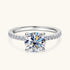 Eternity Premium Moissanite Pavé Engagement Ring 2CT