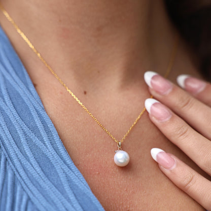 JESCOJES Radiance AAAA Pearl Pendant Necklace