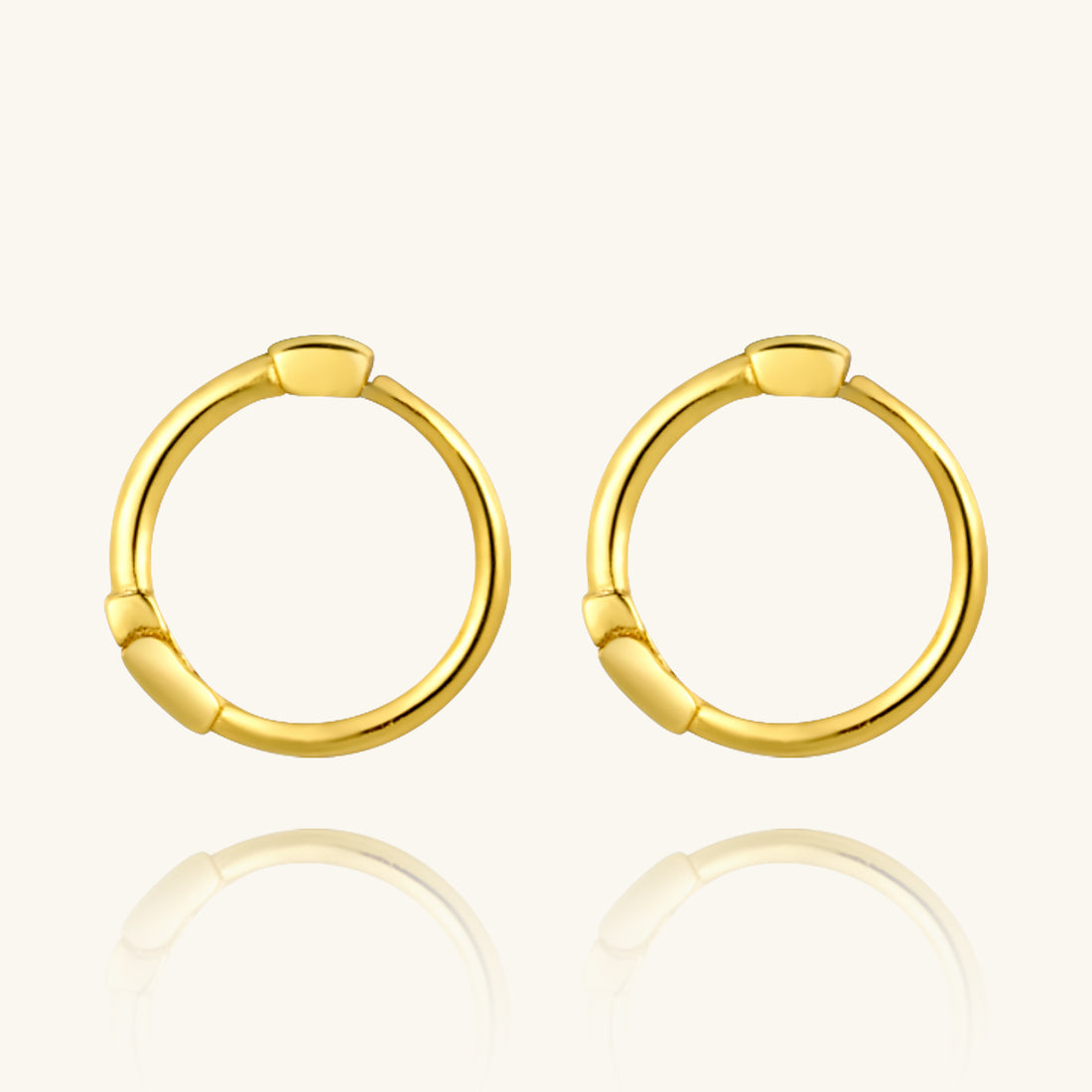 Easy Huggie Hoop Earrings - JESCOJES