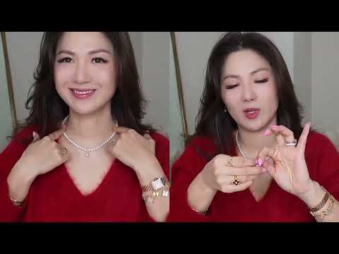 JESCOJES Sparkling Pearl Pendant Necklace