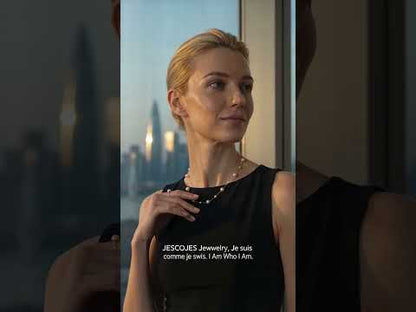 JESCOJES Starry Night AAA Freshwater Pearl Necklace